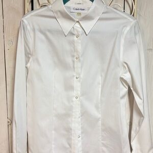Calvin Klein woman Crisp White Dress Shirt